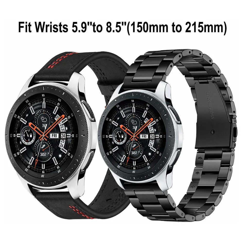 Sangle de 18 mm 20 mm 22 mm pour Ticwatch Pro 2020 / Pro 3 GPS / E2 / S2 Smart Watch Band Stracts pour TicWatch E Tic Watch 2 C2 Correa H0915