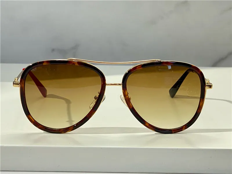 Designer solglasögon för kvinnor man klassisk sommar modestil metall och plankram Populära ögonglasögon toppkvalitetsglasögon UV PR298I