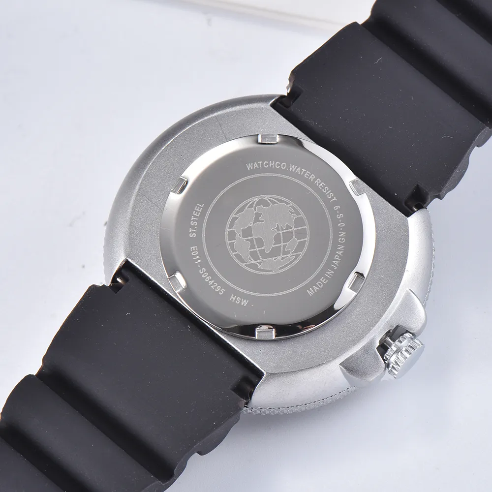 Herrenuhren, japanische Batterie, Quarzwerk, Uhr für Männer, Kautschukarmband, leuchtendes Zifferblatt, professionelle Lifestyle-wasserdichte Armbanduhr A269A