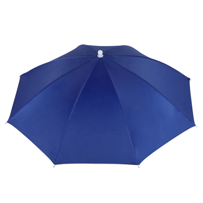 Fishman – grand chapeau de parapluie en bambou, casquette de parapluie montée sur la tête, résistante au soleil, pour la pêche et l'agriculture