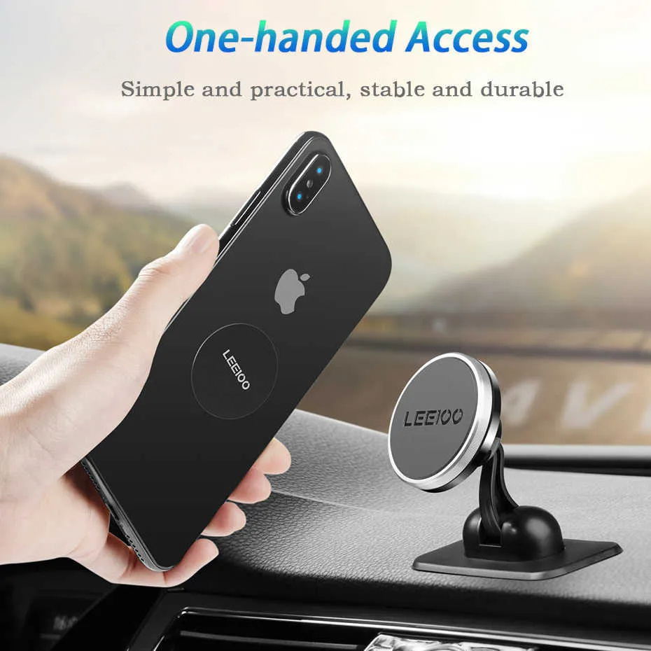 Nieuwe Magnetische Auto Universele Telefoon Houder Blacket Magneet Mount Roterende Stand Voor iPhone 11X8 7 6 Samsung Huawei Xiaomi OPPO VIVO