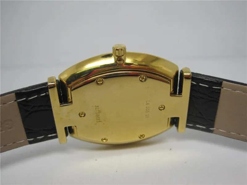 Klasyczny zegarek biznesowy ruch kwarcowy stali nierdzewne Wygodne skórzane pasek oryginalny zapięcie super 012273r