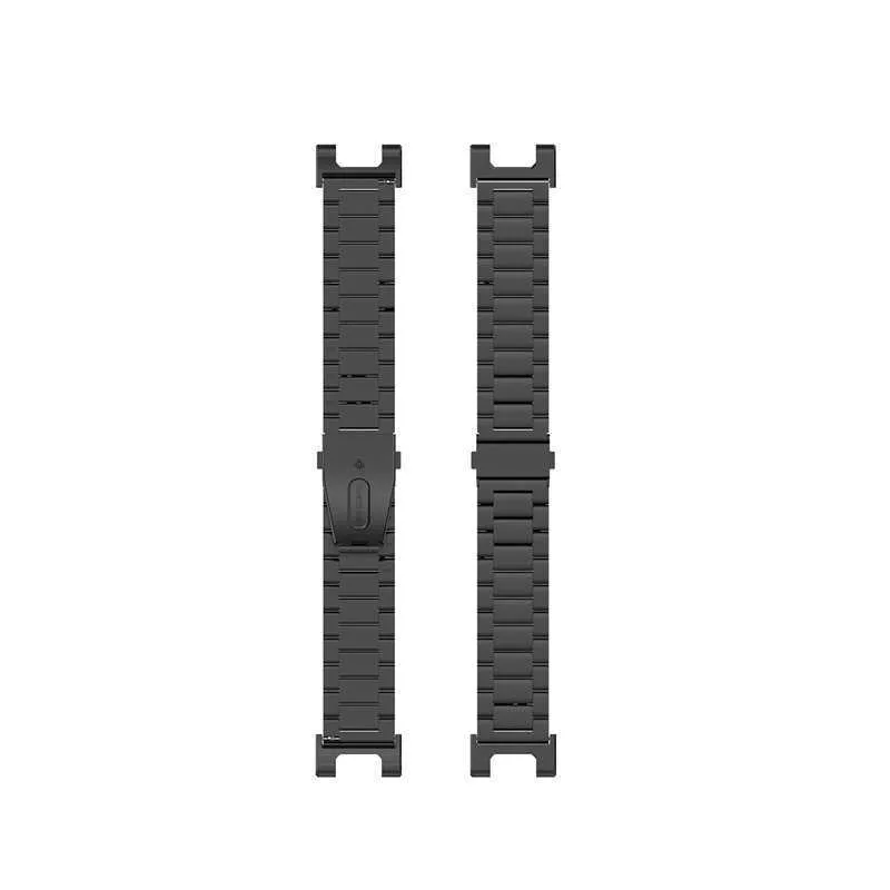 Banda de luxo para Amazfit T Rex Pro Smart Watch Strap Metal Pulseira de Aço Inoxidável para Xiaomi Huami Amazfit T Rex Filme H0915