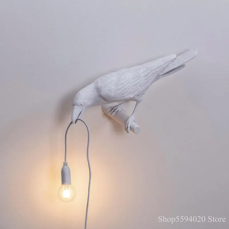 Wandlamp Italiaanse Vogel Hars Dier Scandinavische Woonkamer Decor Thuis LichtpuntWall325h