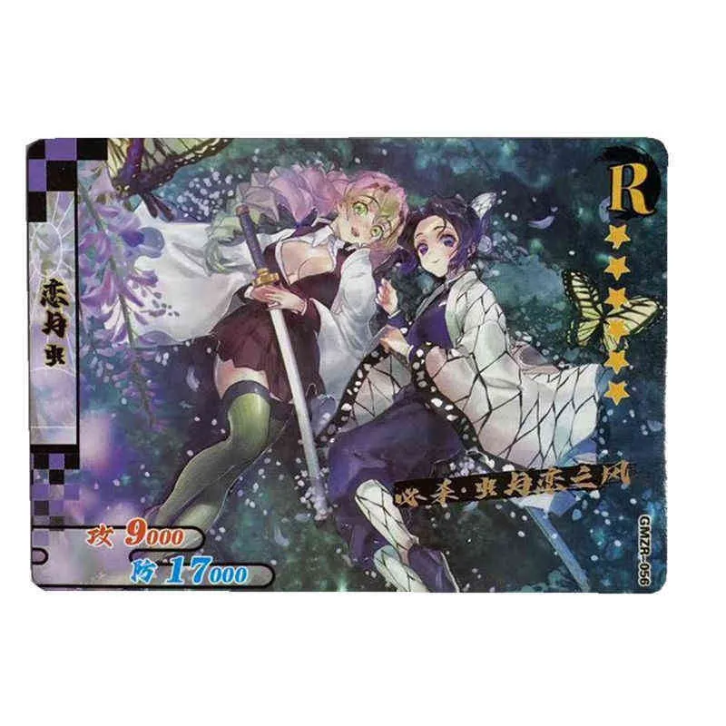 Demon Slayer Card TCG Gioco Lettere Carte Giocattoli da tavolo famiglia Bambini Regalo di Natale G1125