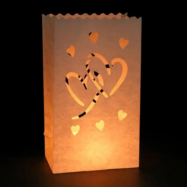 Light Holder Luminaria Paper Lantern Candle Bag Wedding Christmas Party Festival Outdoor and Home Decoration