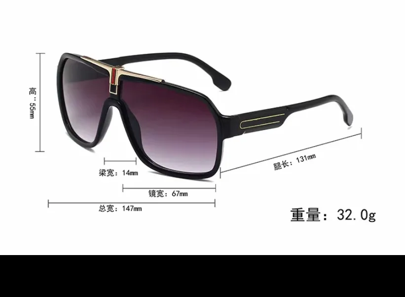 European and American men women design luxury 1014 sunglasses for stylish classic UV400 high quality summer outdoor driving beach leisure