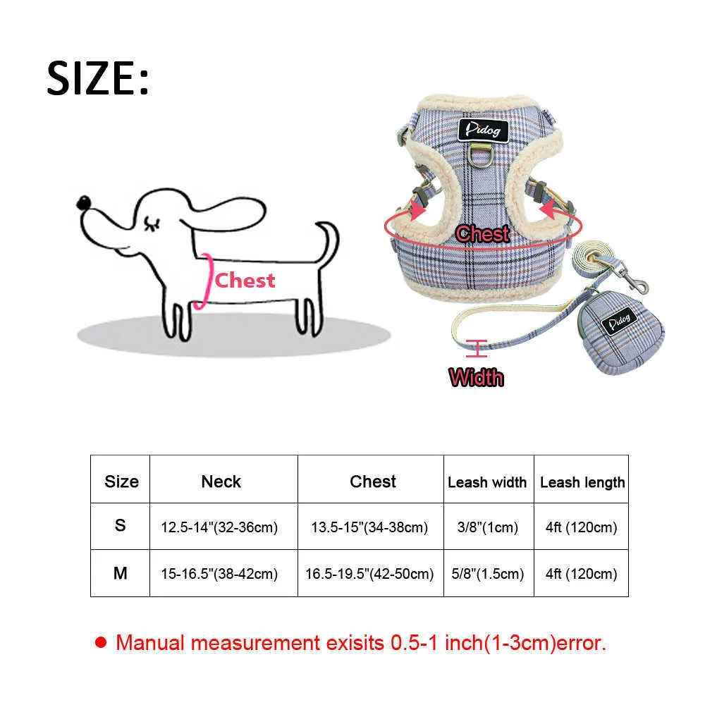 ソフトペットのハーネスベストプル調整可能なチワワ子犬猫ハーネスリーシュセット小さな犬用コートarnesペロ2108306839015