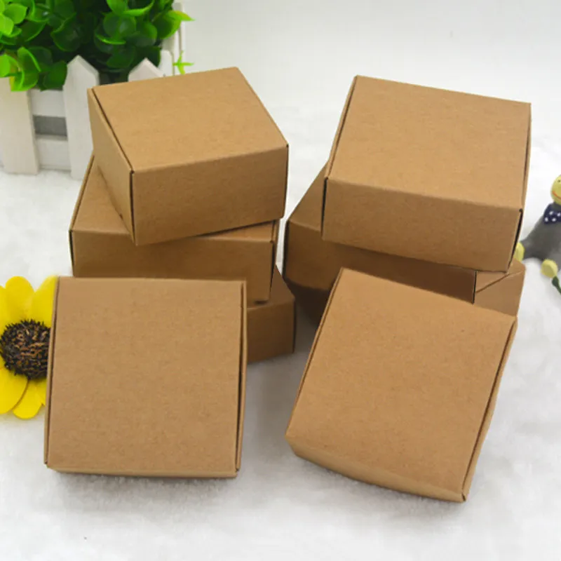lot Paper Gift Giftbaging Box Soap Soap Holder Diy Made Handmade Packaging Cardboard Box Natural Craft Folding Gift 210326376470997