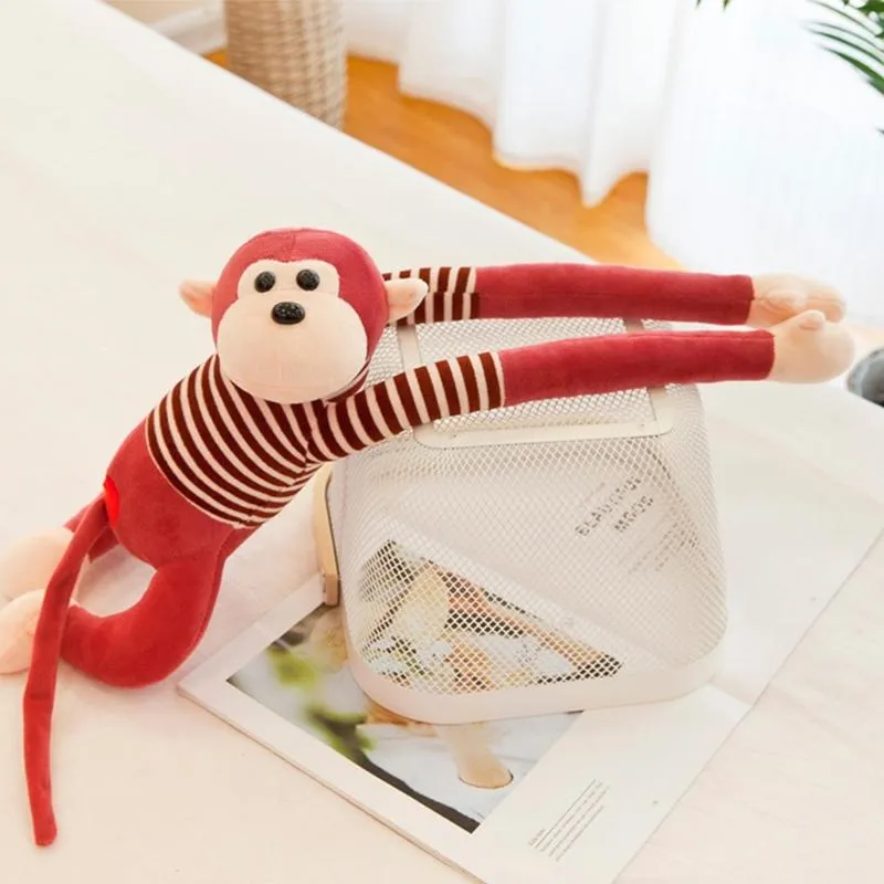 Autre décor à la maison doux dessin animé bras long singe jouets en peluche rideau reliure confort playmate enfants créatifs cadeaux d'anniversaire de Noël D247P