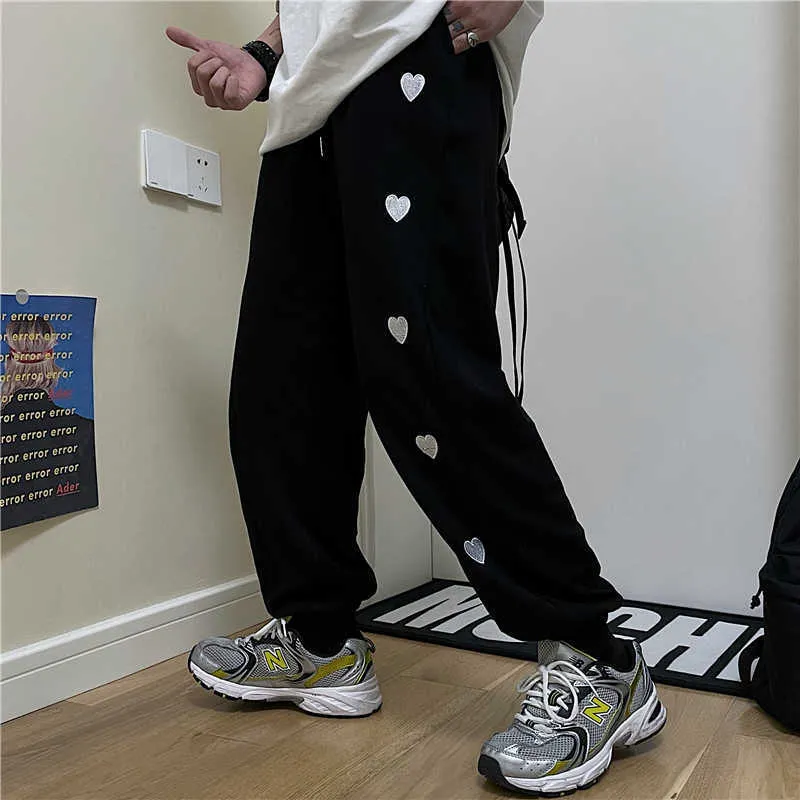 Kvinnor byxor byxor joggare sweatpants bomull hip hop hög midja dropshipping hajuku plus storlek streetwear koreanska kläder Q0801