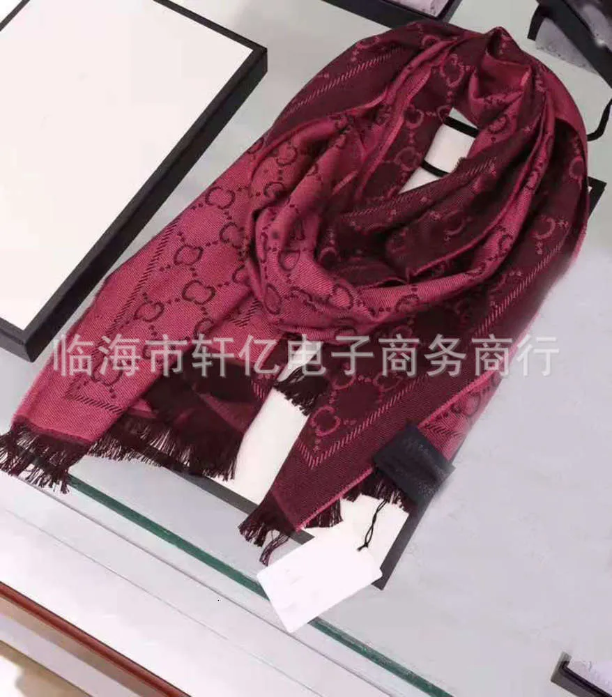 sjaal G letter dubbelzijdig wol herfst en winter vrouwelijk kasjmier lang warm grijs roze sjaal hoog versie1327979