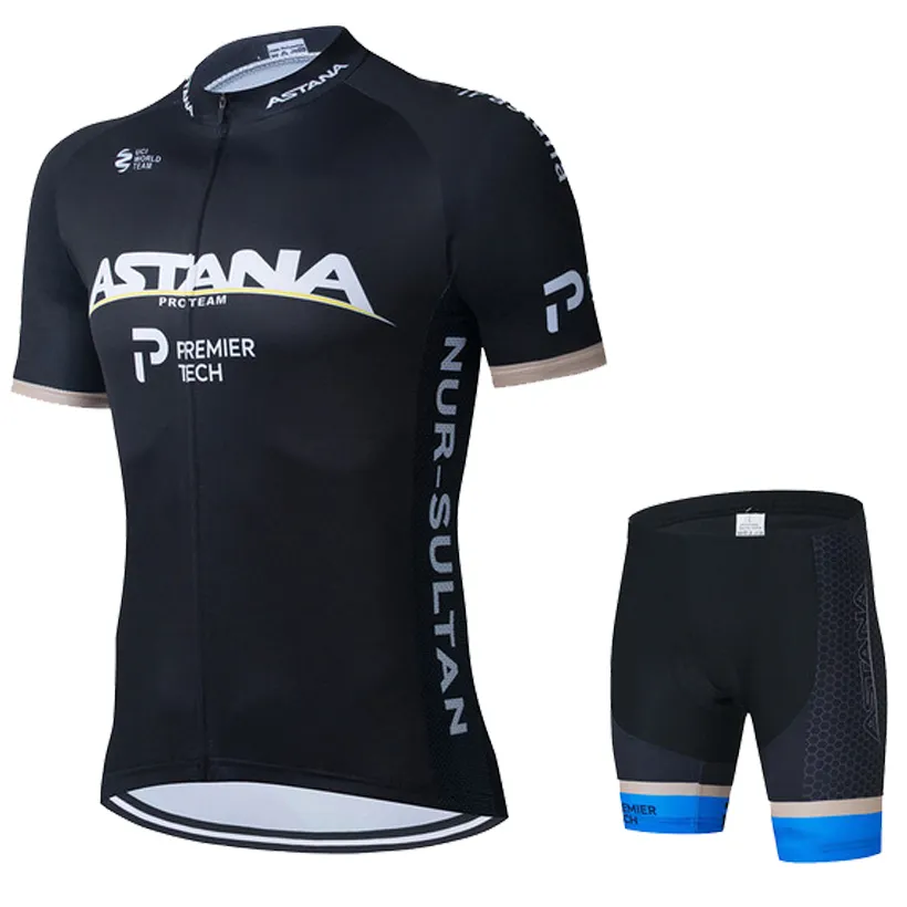 Cycling Jersey Set 2021 Pro Team ASTANA Cycling Clothing Summer Breathable Short Sleeve Bicycle Jersey Bib Shorts Kit Ropa Ciclism8839991