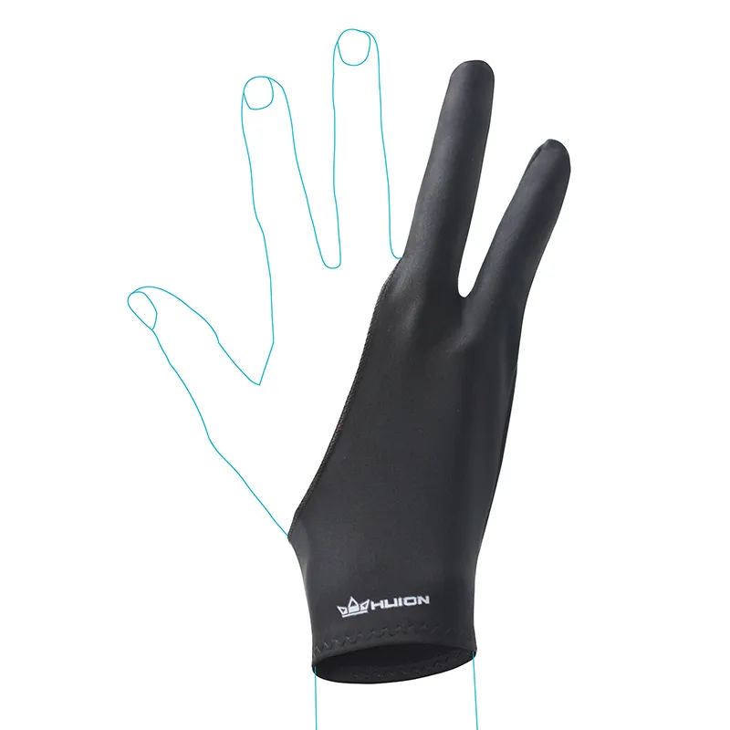 HUION ANTIFOULING GLOVE GRASTS MOONTION DIGITAL DIGITION TAPERIT TAPER BOX TRACK SIZE 8781794