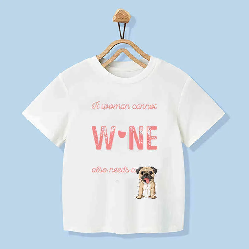 T-shirt d'été pour filles et garçons, Cool, carlin, patinage à roulettes, imprimé Animal, Kawaii, vêtements pour enfants, chien drôle, YKP011 G1224