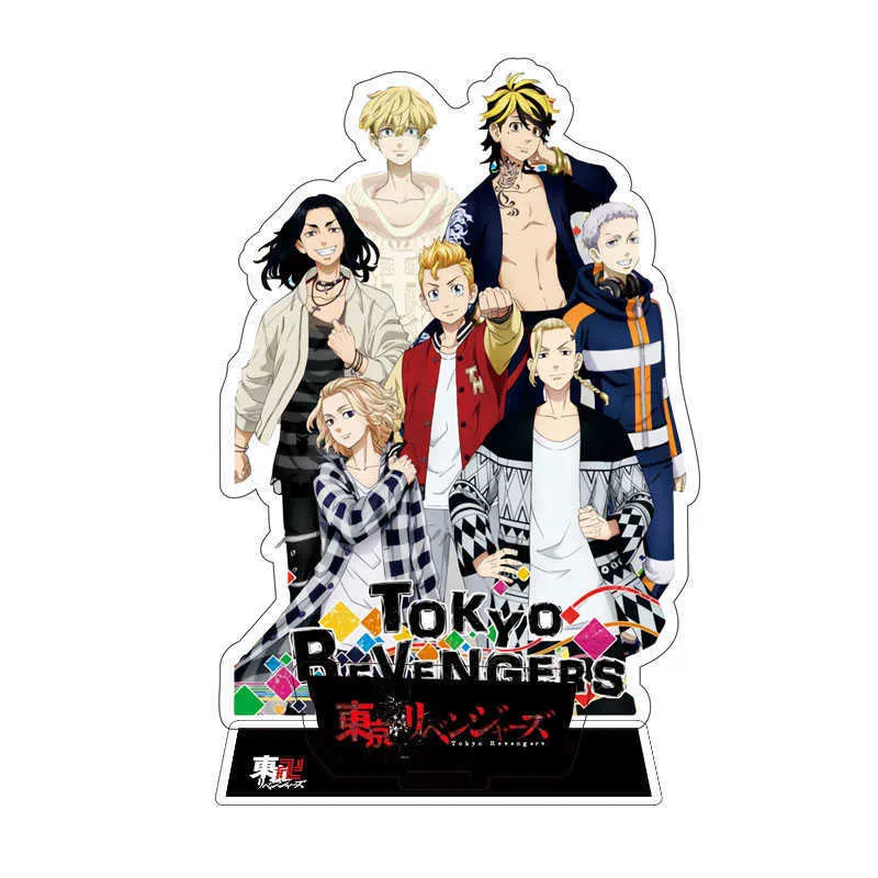 Anime Tokyo Revengers Stand modèle plaque Manjiro Ken Takemichi Hinata Atsushi Chibi Kawaii bureau décor figurine jouet cadeau G1019