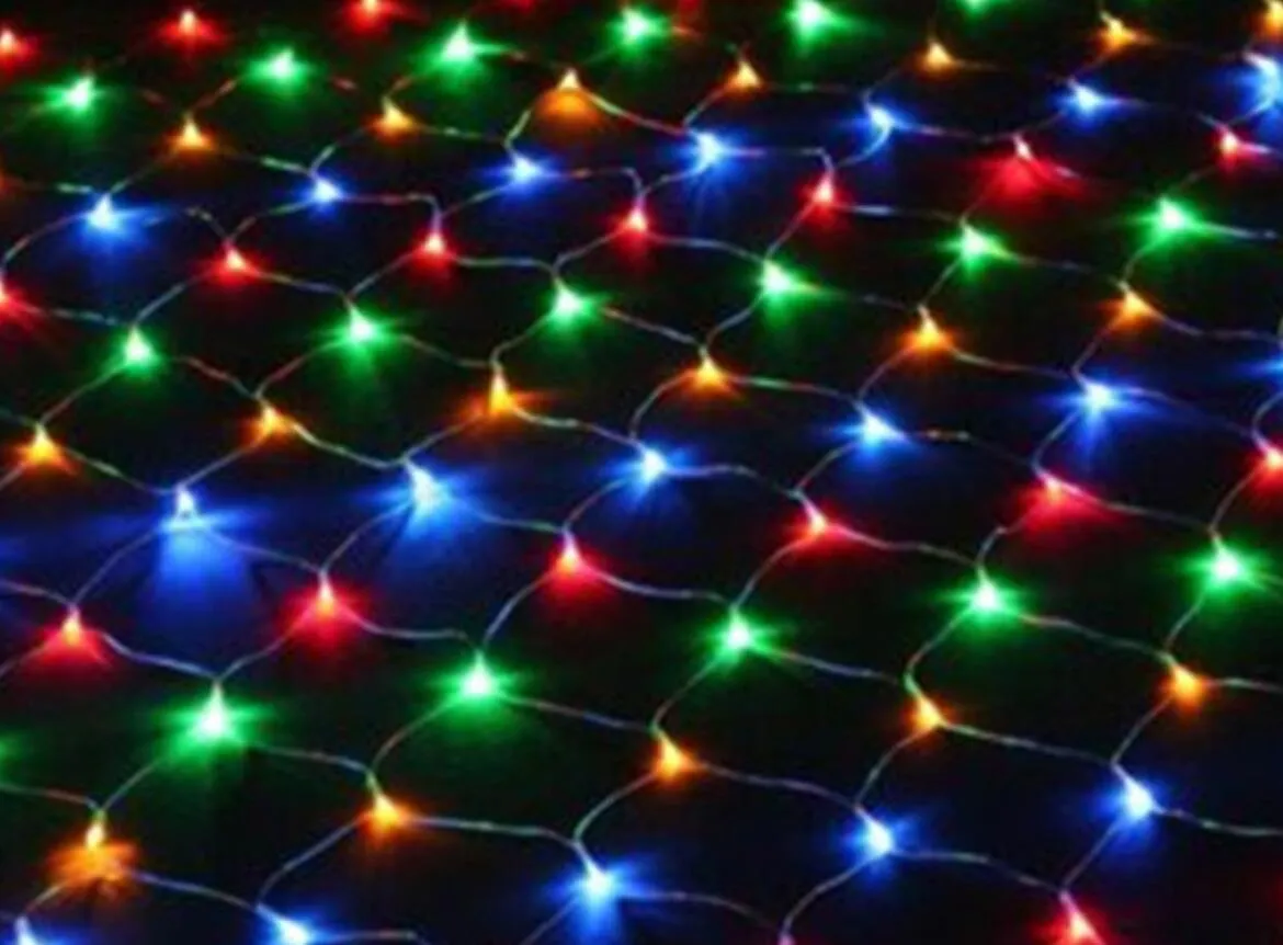 6M 3M 640LED 3M 2M210LED net lumières festival extérieur jardin lumière 110V 220V lumières noël mariage place parc décoration280E