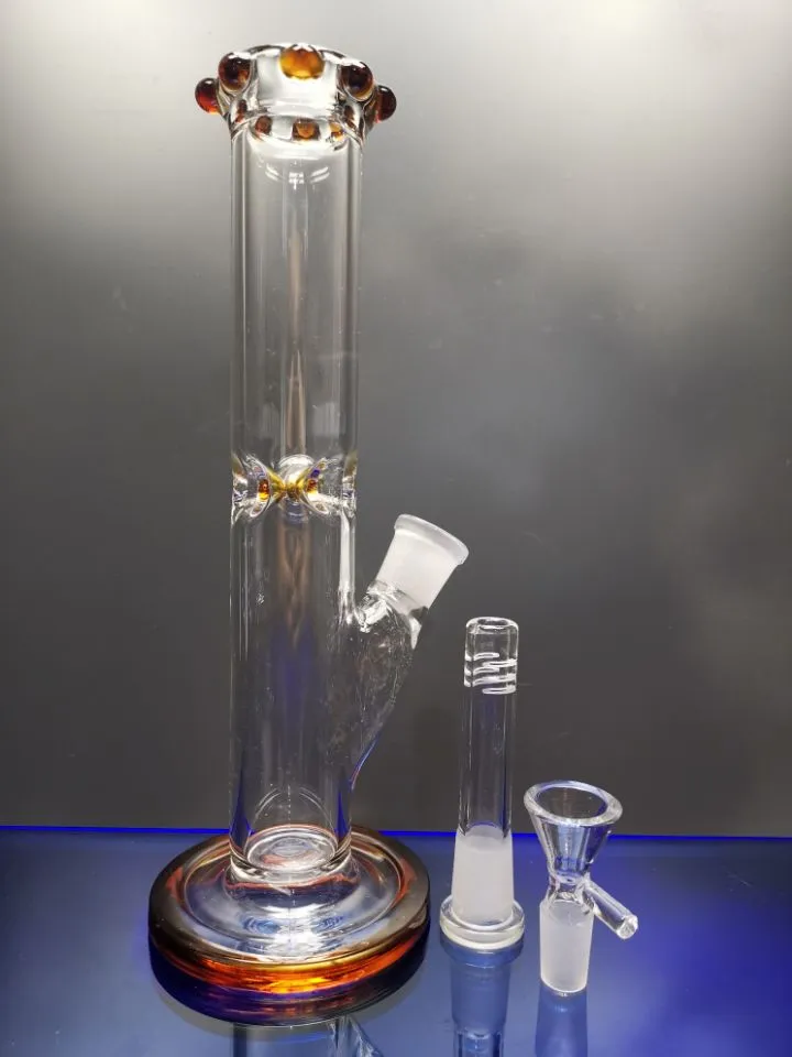 Eau Bongs Narguilés Fumer Bécher Base Dab Rigs Bong En Verre Épais Ice Catcher Bubbler Dabber Fumée Avec Bol De 14.4mm