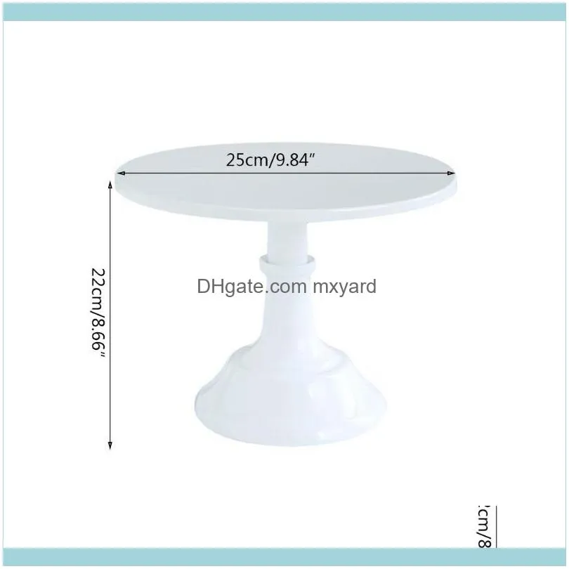 Round Pedestal Dessert Table High Tray Cake Stand Holder Cupcake Display Rack L5YE Other Festive & Party Supplies