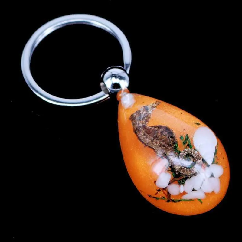 Seahorse Keychain med sjöjungfru skalor, havs häst Keychain, Seahorse nyckelring, havshäst nyckelring, sjöjungfru nyckelring för kvinna h0915