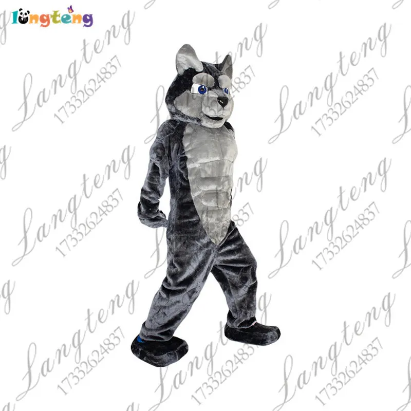 Maskottchenkostüme Wolf Maskottchen Fursuit Kostüme Wolf Maskottchen Fursuit Kostüme Anzüge Partyspiel Fursuit Schauspielkostüm Erwachsene