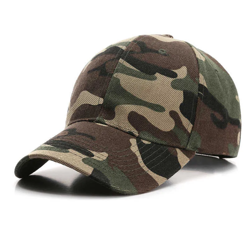 Berretti da baseball da uomo digitali Berretto mimetico tattico militare Cappello da snapback da caccia nella giungla all'aperto le donne Cappello da papà in osso Q0703313N