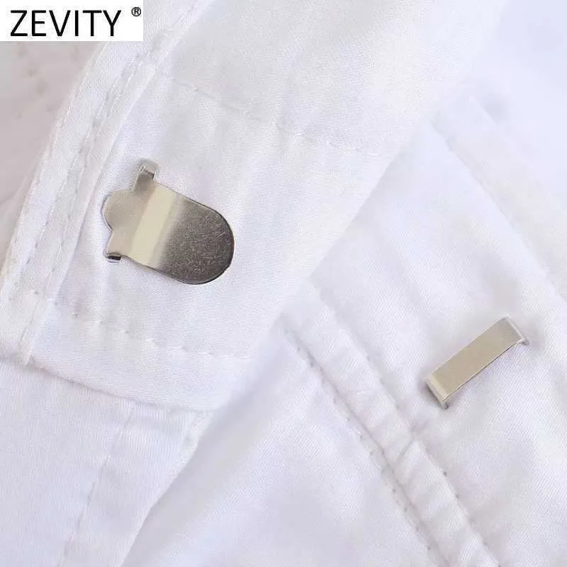 Zevity Women Fashion Hem Plisowane Patchwork Białe Pantkirts Styl Mini Sukienka Kobieta Krótki Rękaw Wstecz Zipper Chic Vestido DS8306 210603