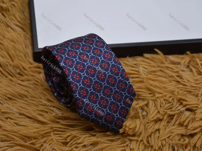 2021 Cravatte da uomo Uomo Moda lettera Cravatte a righe Hombre Gravata Slim Classic Business Casual Nero blu bianco rosso Cravatta uomo G82704