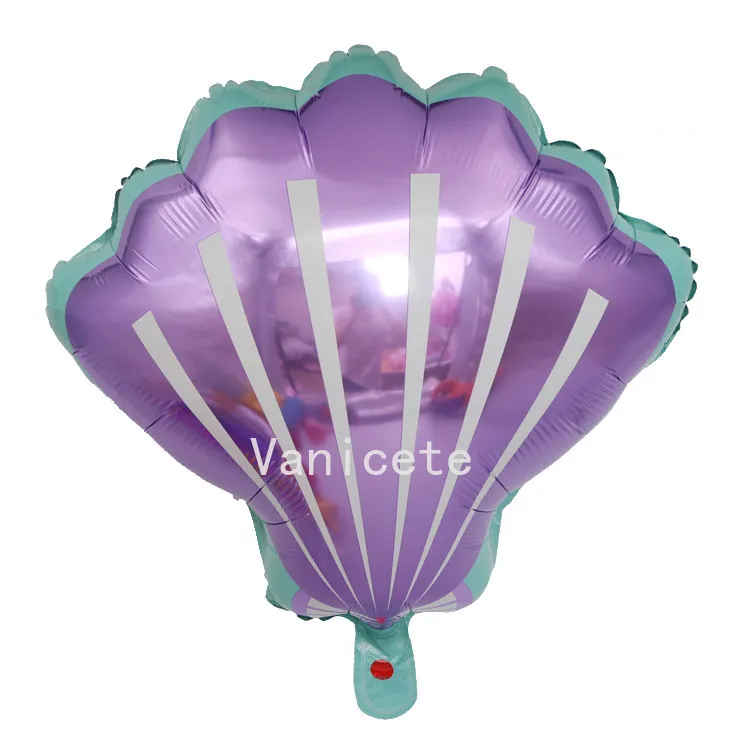 Party Favor Bande Dessinée Sirène ballon queue de poisson Anniversaire Ballon Fête décoration de fête en aluminium film ballons T2I52484