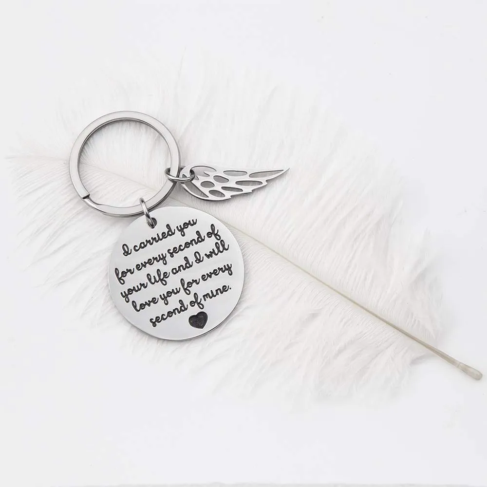 10 Teile/los Memorial Geschenk Erinnerung Schlüsselanhänger Verlust von Baby Kleinkind Kind Fehlgeburt Andenken Charme Pedant Schmuck Sympathie Geschenke