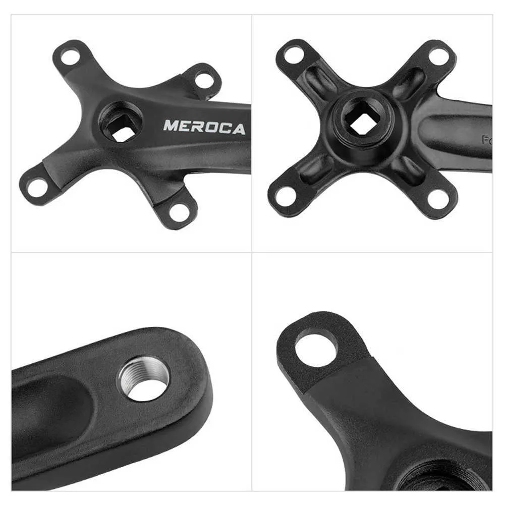 Fiets crank arm set aluminiumlegering buiten mountainbike ketting wiel 104bcd 32T 34T 36T 38T