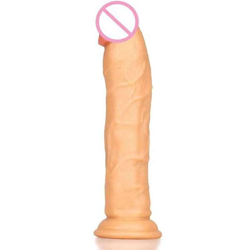 NXY dildos anal leksaker rakt allmän äggfri penis kristall simulering transparent bär lesbisk onani enhet falsk vuxen 0225