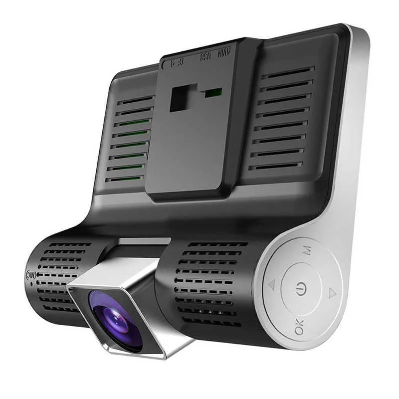 Hd Ips-scherm Auto DVR 3 lens 40 inch dashcamera met achteruitkijkcamera Videorecorder Autoregistrator Dvr Dash Cam Nieuwe aankomst Ca2556435
