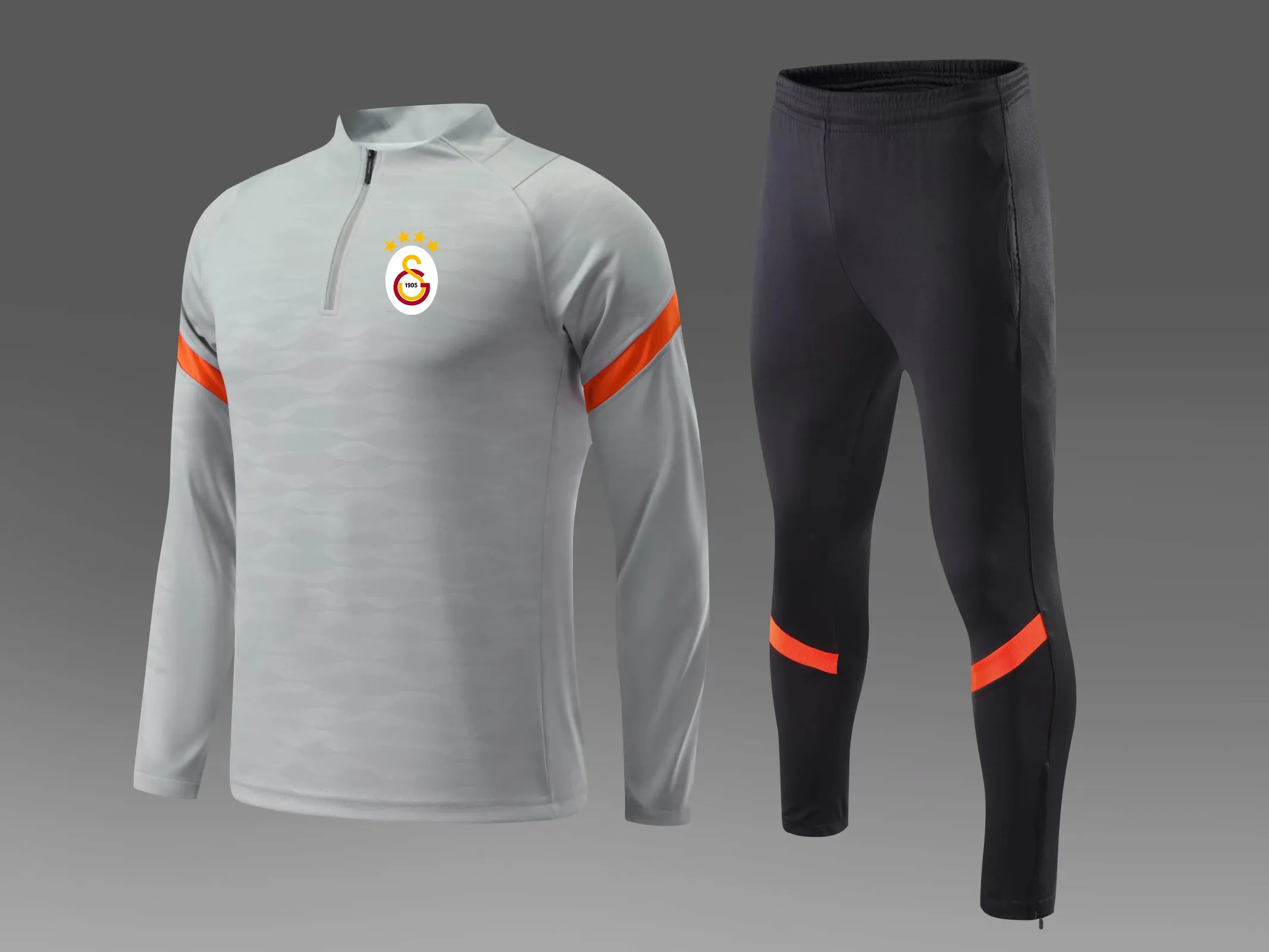 Galatasaray S K Herrens fotbollsspår utomhus löpande träning Suit Autumn and Winter Kids Soccer Home Kits Anpassade LO153U
