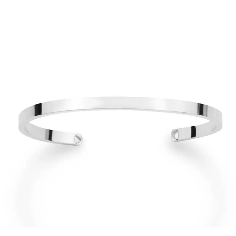 Hot 2020 Cuff Bracelet Simple Design Metal Feel Cuff Bangle for Women and Men Friends Festival Gifts Q0719
