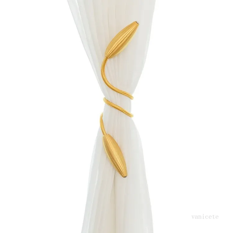 Rideau cravate bande trou gratuit créatif bricolage simple et polyvalent boucle de rideau articles de nouveauté décoration de la maison 14style T2I52110