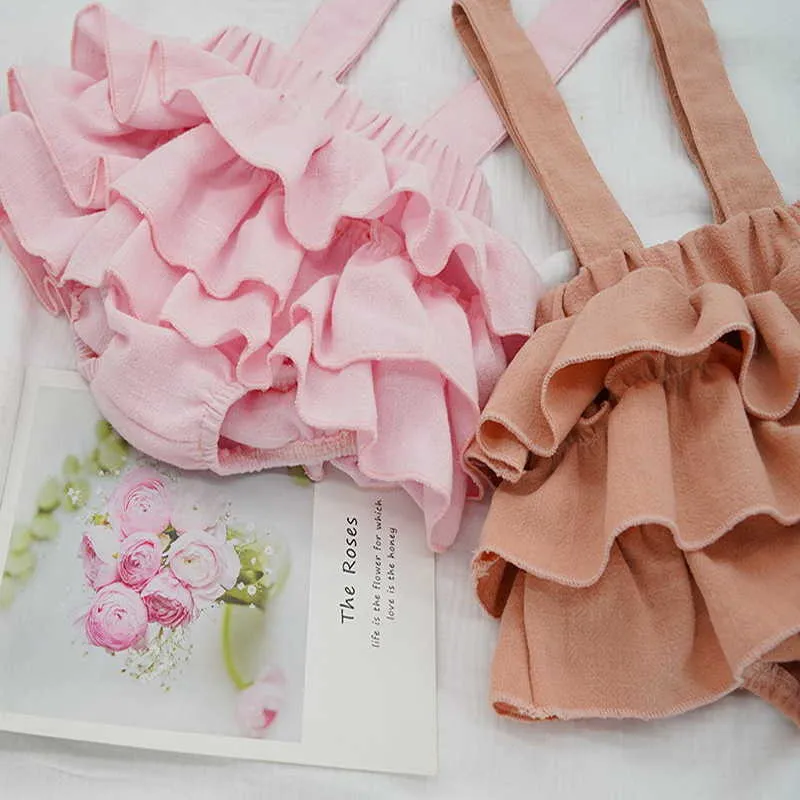 Vår sommar baby tjejer bodysuits soild färg tutu kjol kaka klänning född kläder toddler outfits e37 210610