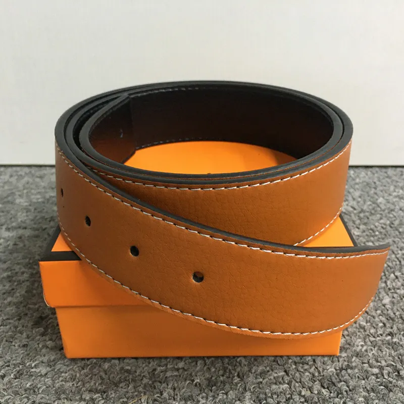 mannen en vrouwen riemen gouden zilveren Hbuckle riem met mode grote letters gesp lederen top hoge kwaliteit 7 kleuren 3,8 cm kleine box289i