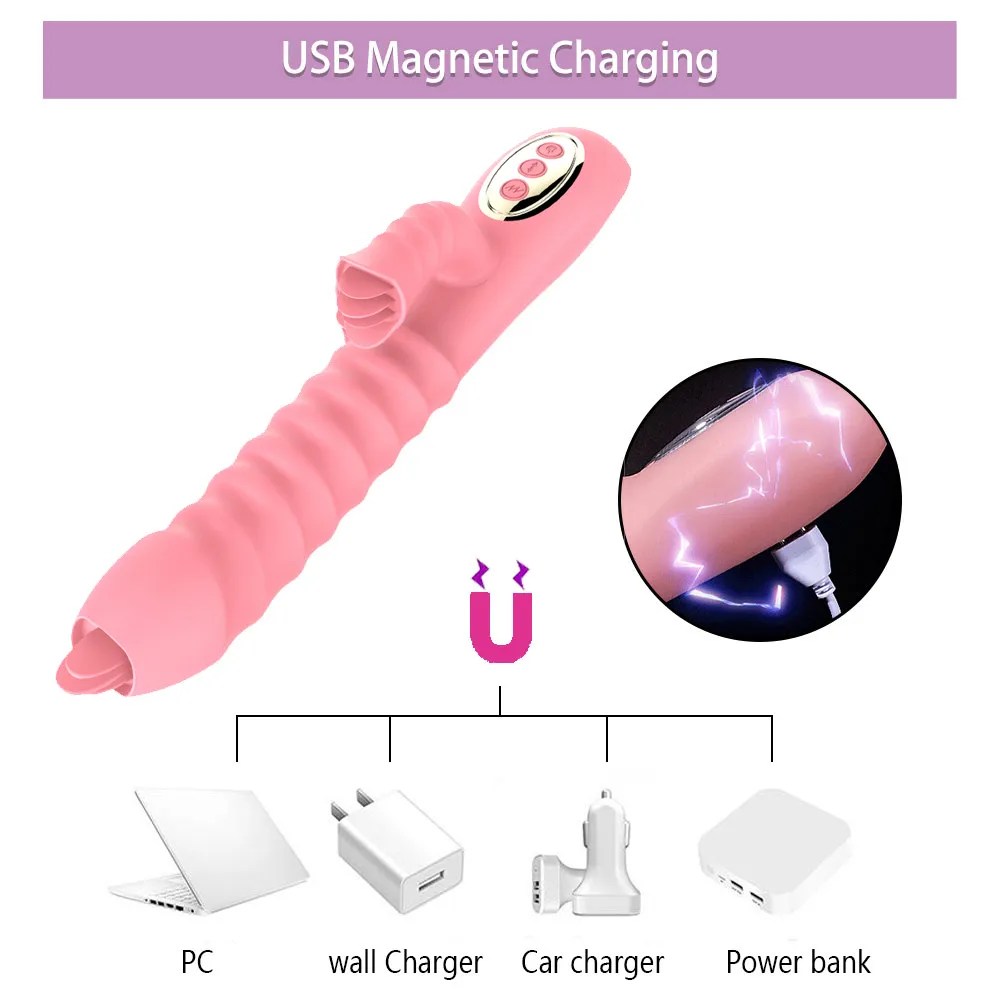 Clitoris Stimulateur Langue Vibrant Sucer Vibrateur Fellation Mamelon Sucer Gode Adult Sex Toys pour Femmes Oral Léchage Vagin 210329