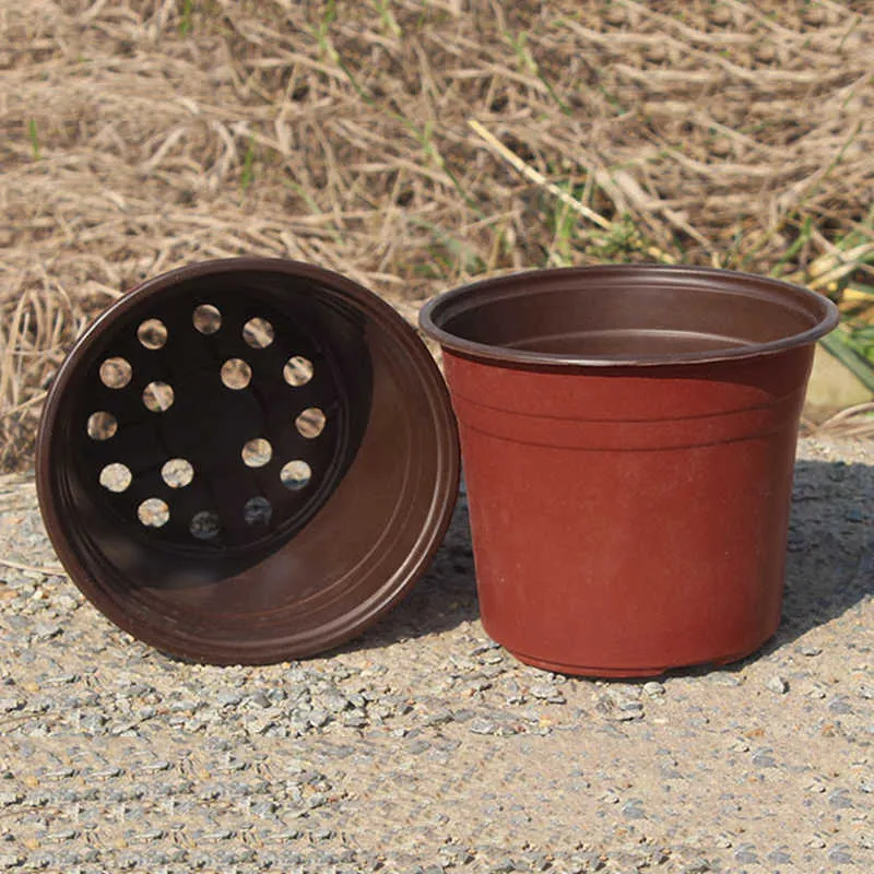 Flower Pot Plastique Pot Pot Se semis de plante Flower Plant Plant Plant Plant de semences Plant de semence