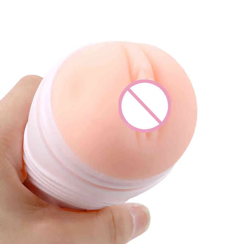 NXY Sex Masturbators 16cm Male Masturbation Cup Real Pussy Vaginal for Men 18+ Penis Pump Glans Sucking Erotic Products Toys Adult Intimate Goods 220127