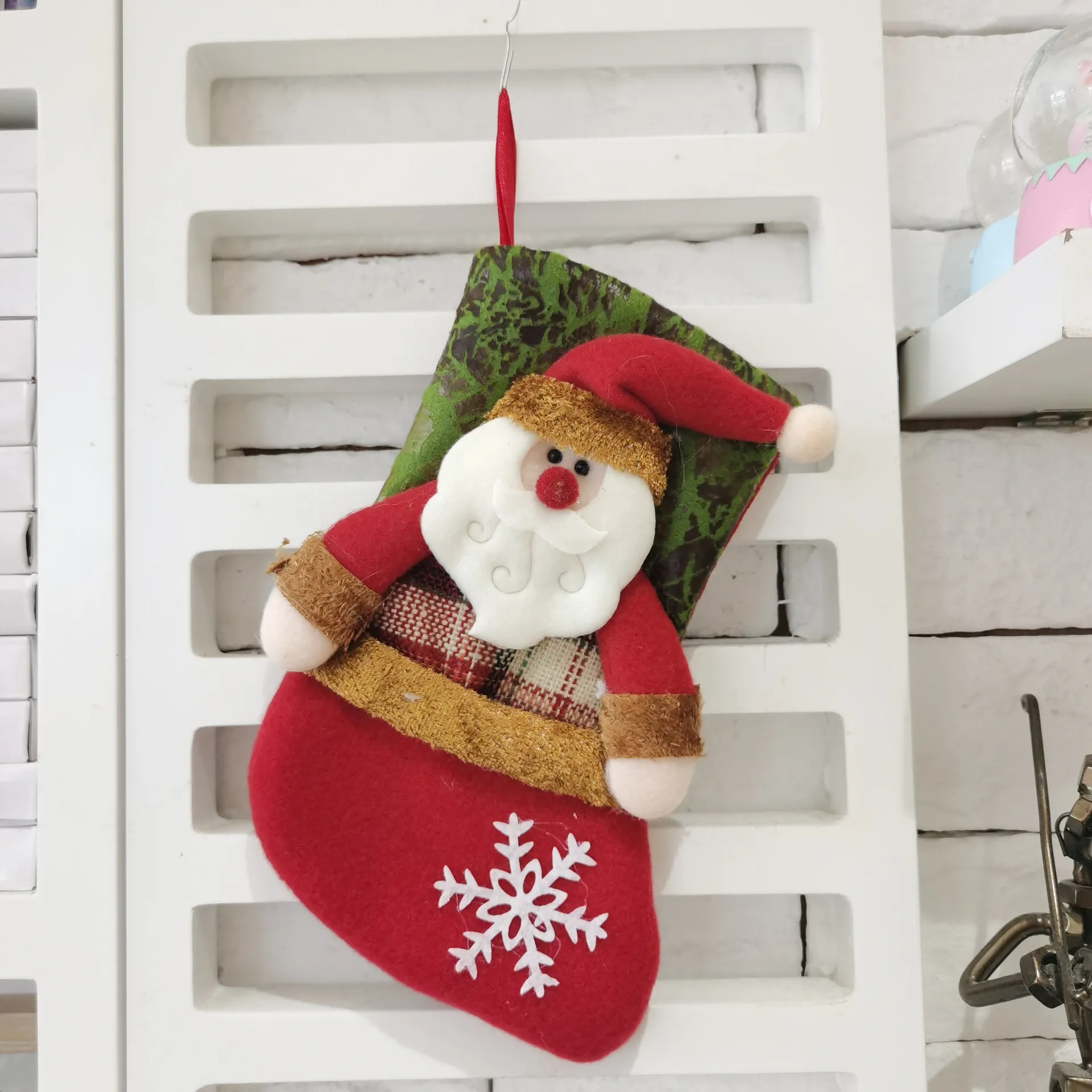 Christmas Socks Gift Bag Santa Pendant Decoration Christmas Gifts Party Supplies