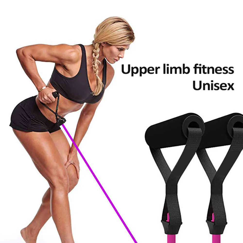 2 en 1 Push Up Rack Resistance Band Board Hommes Femmes Exercice Push-up Stands Body Building Training System Home Fitness Equipment X0524