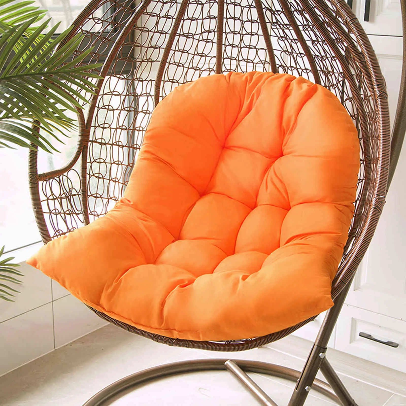 Chaise d'oeuf hamac jardin swing coussin chaise suspendue avec coussin décoratif backrt6864950