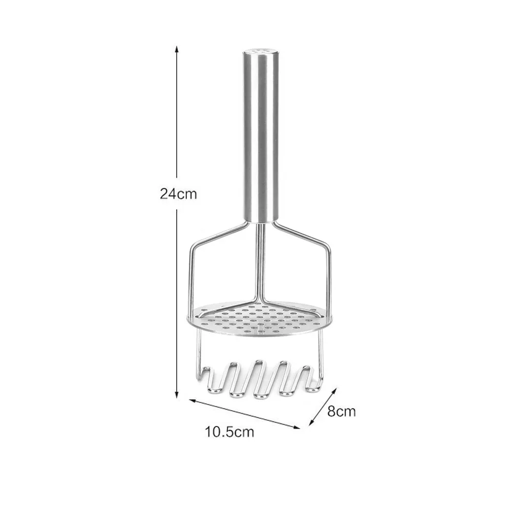 Dual Action Batata Masher Stainless Aço Ricer de batata e processador de alimentos Acessórios de cozinha de cozinha 210319