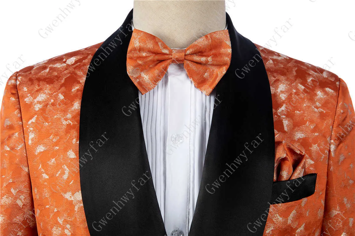 Gwenhwyfar Hommes Costume avec ceinture Automne Mode Imprimer Style britannique Ensemble Blazer avec pantalon Ensemble Robe de soirée de mariage Prom Tuxedo X0909