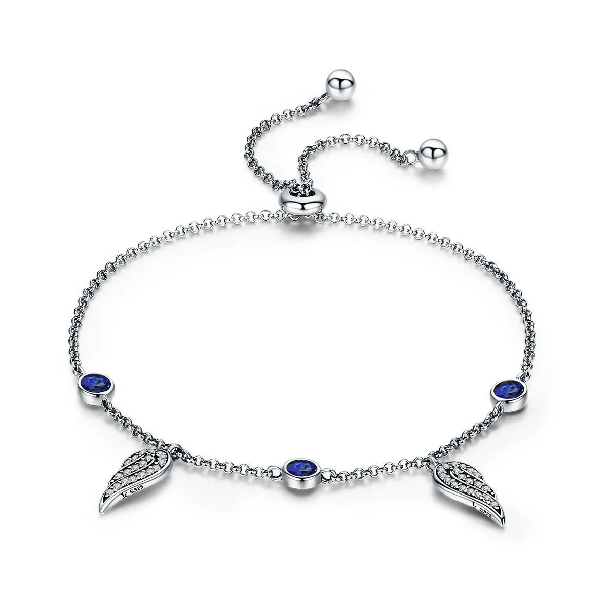 TW1 argent couleur arc-en-ciel cristal timbre chaîne lien Bracelet à lacets Bracelets femmes bijoux
