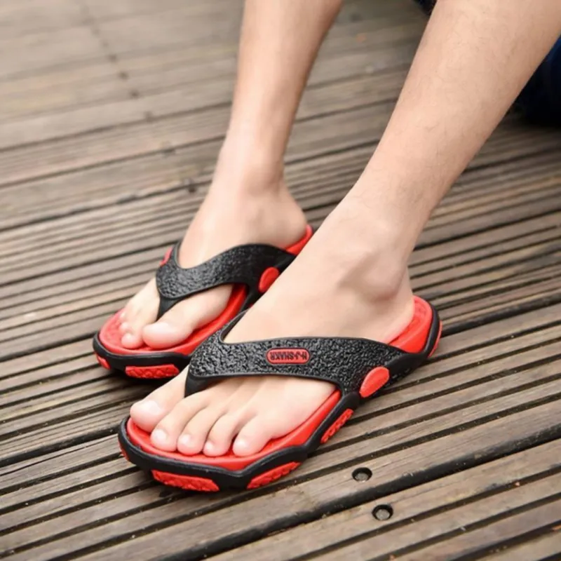 Sommer Im Freien männer Hausschuhe Strand Schuhe Mode Flip-Flops Sommer Schuhe für Männer Nicht-slip Bad Hause Hausschuhe