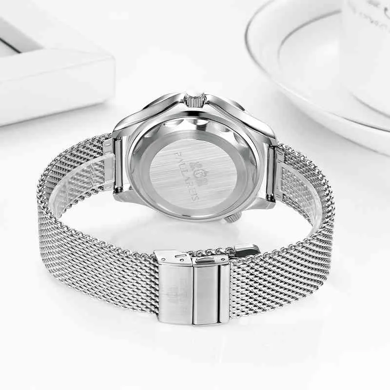 Automatique Auto Vent Mécanique Net En Acier Inoxydable Bracelet En Nylon De Luxe Hommes Montre Limitée