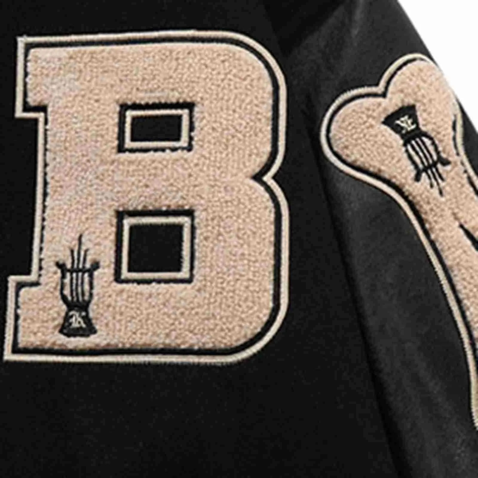 Giacche inglesi alla moda alla moda 2021 Giacca da baseball hip-hop streetwear Cappotto Lettera B Bomber con ricamo in osso Giacca da college # f4 X0621